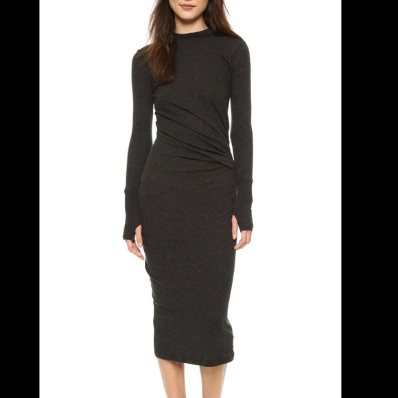 Enza Costa Dresses & Skirts - Enza Costa Ruched Long Sleeve Dress